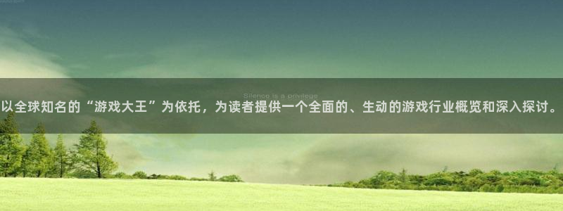 db电竞官网客服招聘：以全球知名的“游戏大王”为依托，为读者提供一个全面的、生动的游戏行业概览和深入探讨。